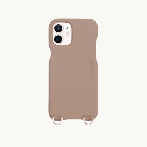 LEATHER IPHONE CASE PETIT LOU - Camel (iPhone 12 & 13 Mini)