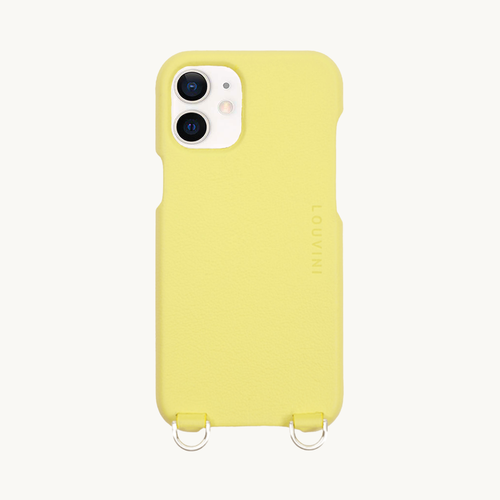 LEATHER IPHONE CASE PETIT LOU - Yellow (iPhone 12 & 13 Mini)