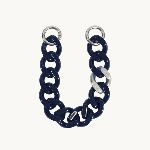 PETIT ZOE Silver Chain - Navy
