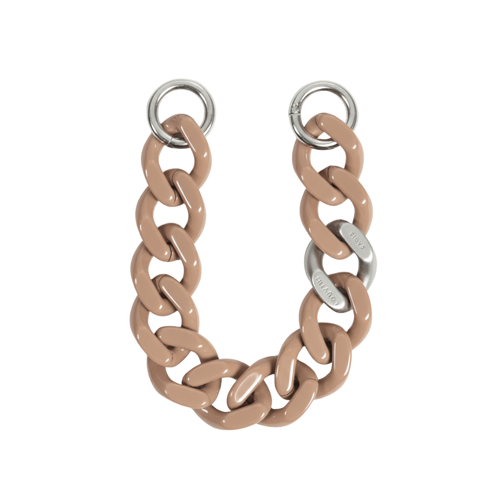 PETIT ZOE Silver Chain - Taupe
