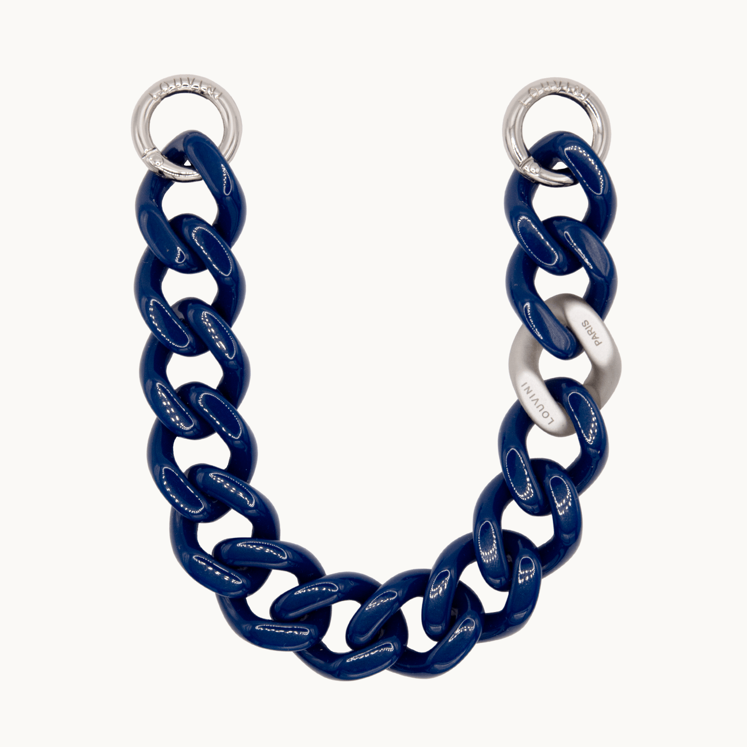 MILO MagSafe Navy iPhone Case & PETIT ZOE Silver Navy Bracelet