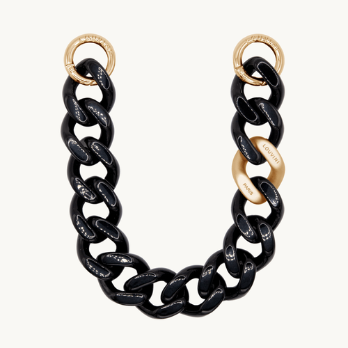 Bracelet de téléphone en résine noir