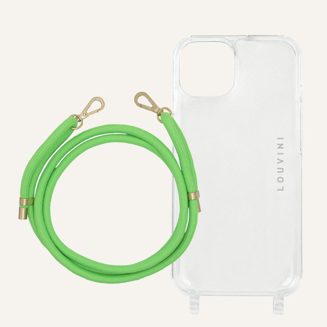 Charlie iPhone Case & Tessa Neon Green Cord