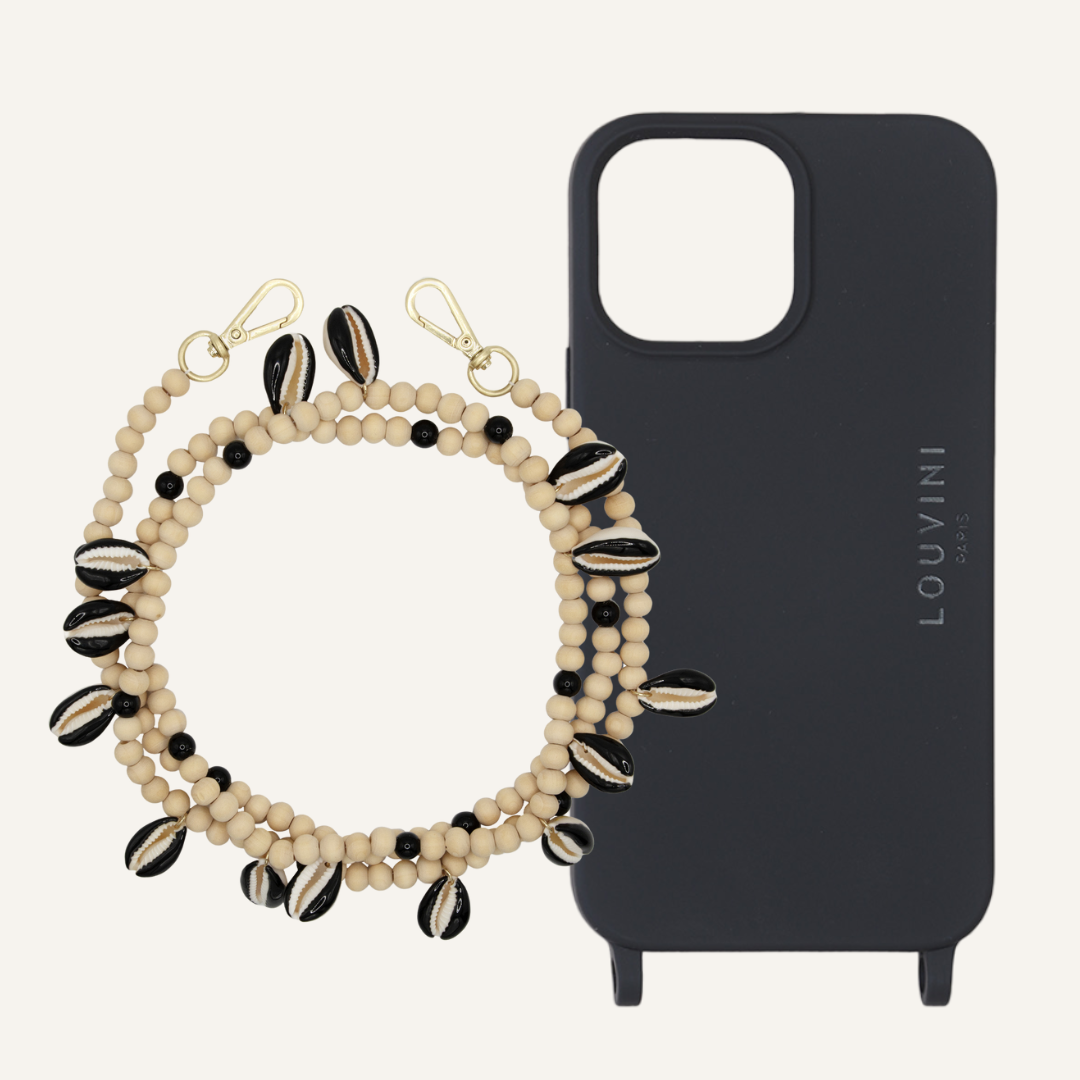 Milo Black iPhone Case & Moana Shell Chain