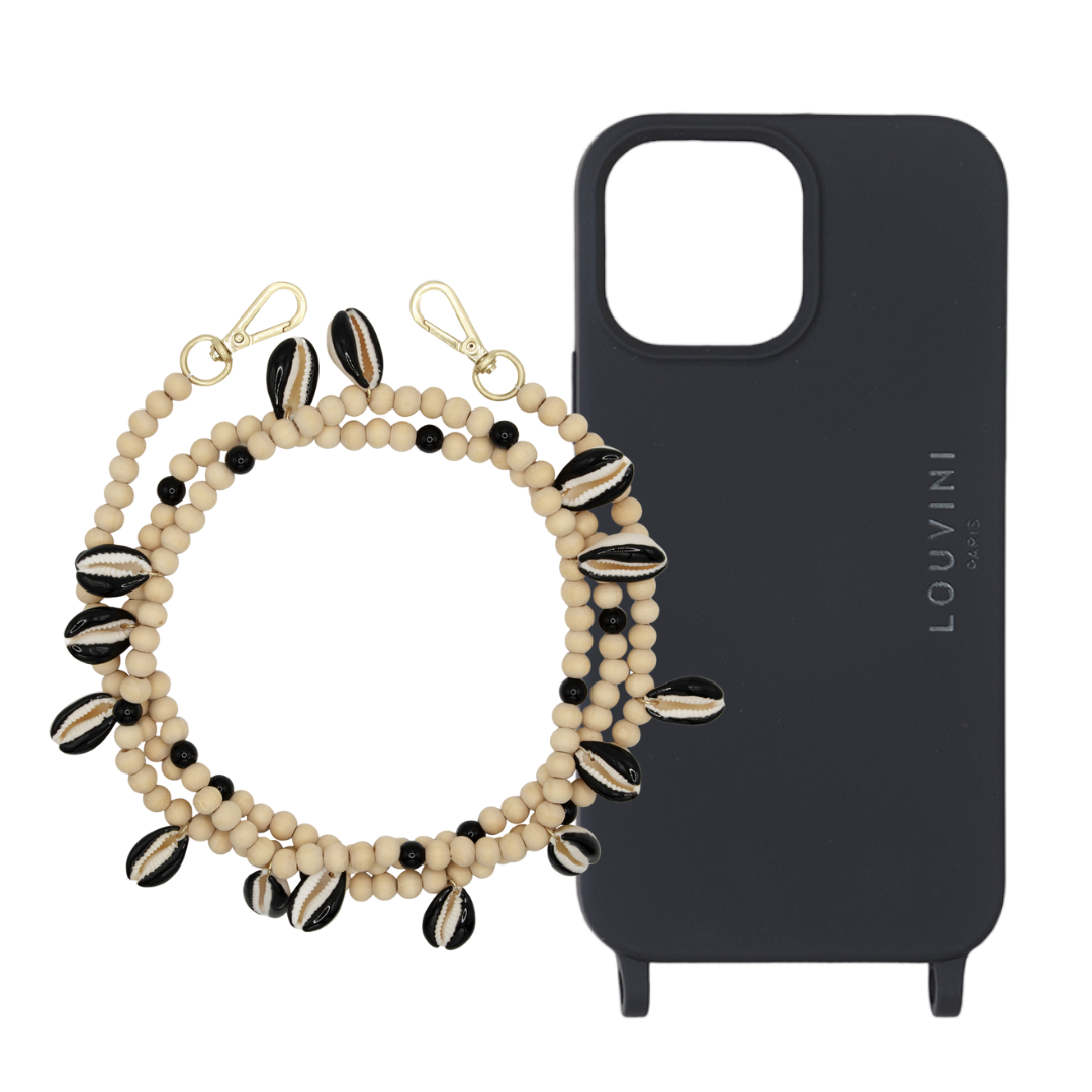 Milo Black iPhone Case & Moana Shell Chain