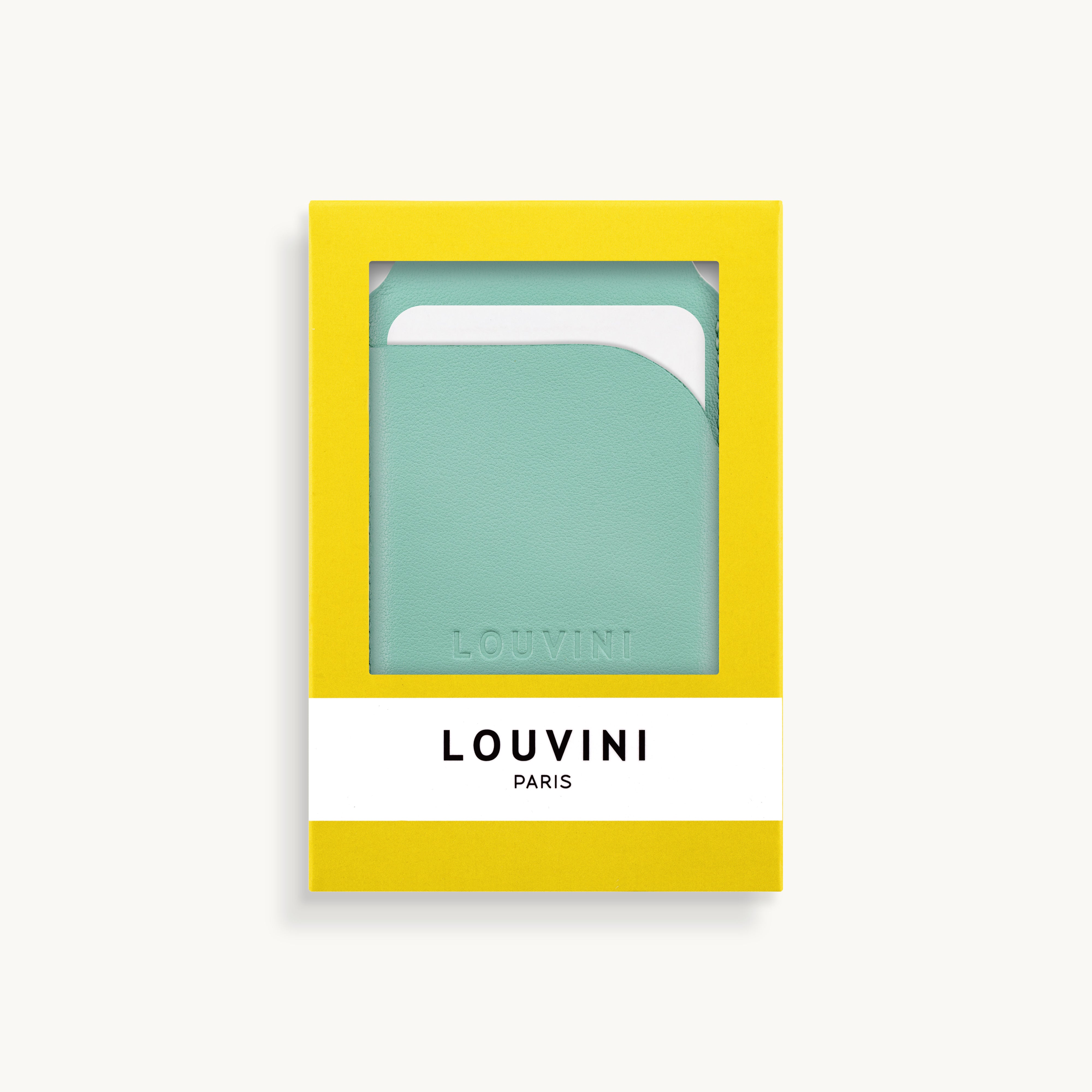 Porte-cartes MagSafe vert pour coque de téléphone, accessoire pratique et tendance