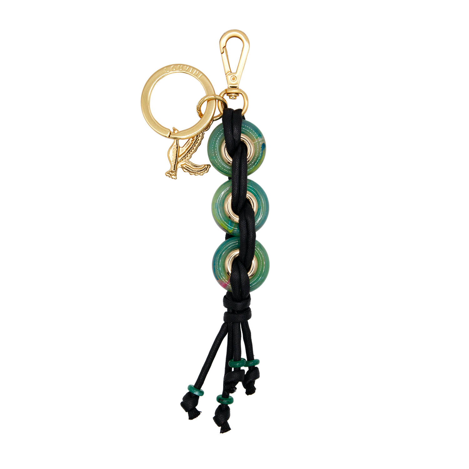 DOLLY KEY RING - Jade-Green