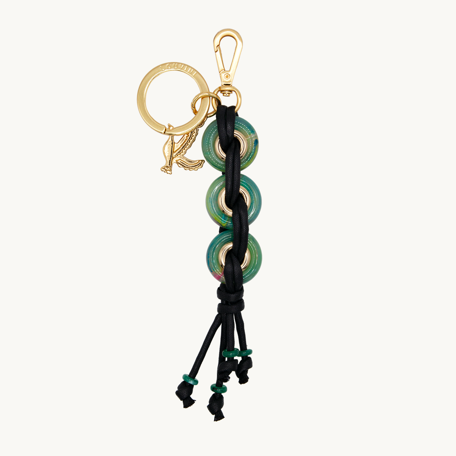DOLLY KEY RING - Jade-Green