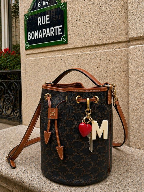 KEY RING - LETTRE D'AMOUR M