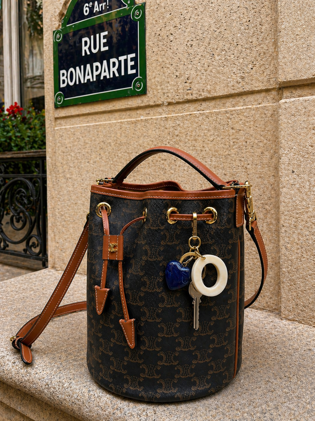 KEY RING - LETTRE D'AMOUR O