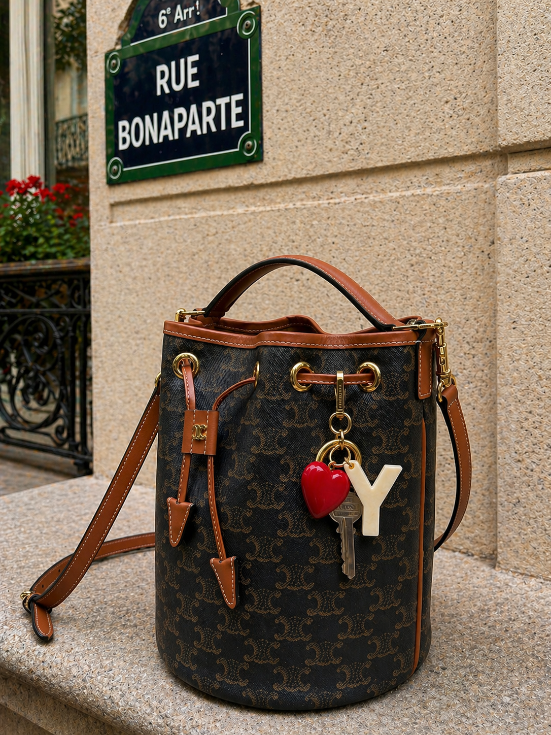 KEY RING - LETTRE D'AMOUR Y