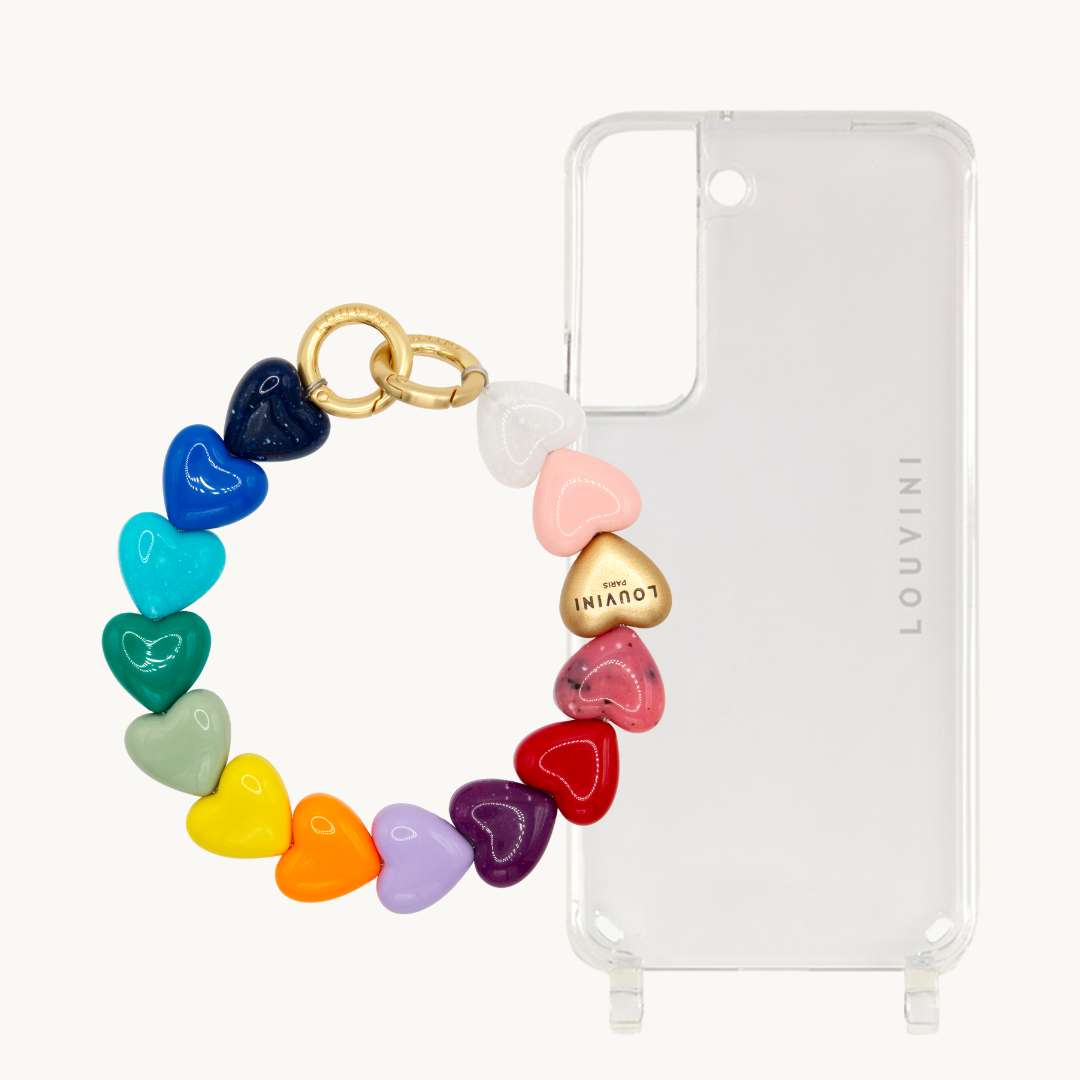 Charlie Case & Petit Cuore Chain Rainbow (Samsung)