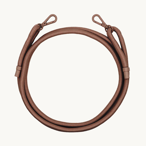 Cordon de telephone ajustable marron