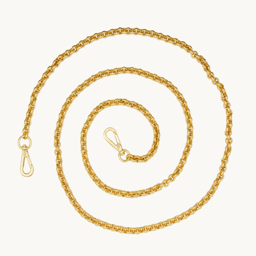 Chaine de telephone a maille dore