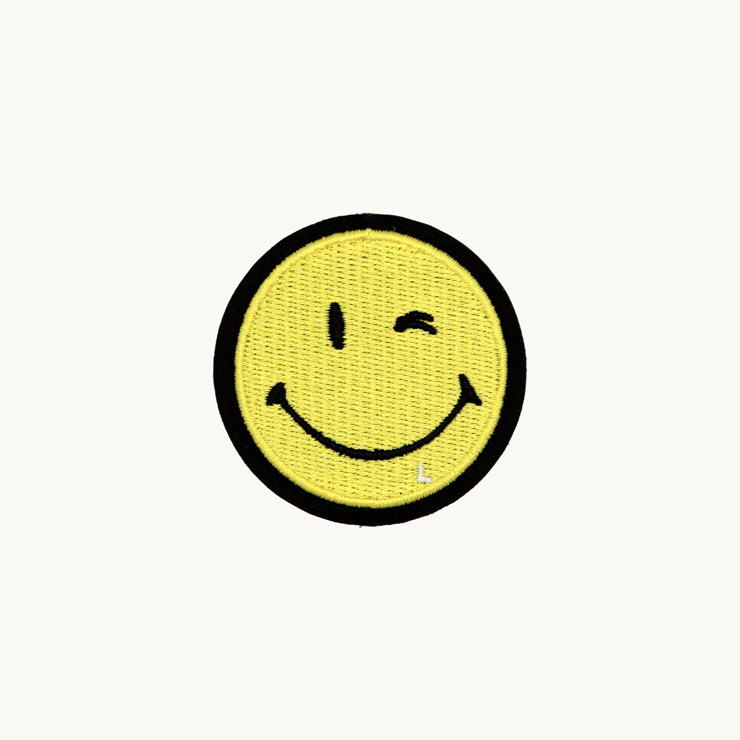 LOUVINI PARIS シールステッカー STICKER BRODÉ - SMILEY WINK | LOUVINI PARIS