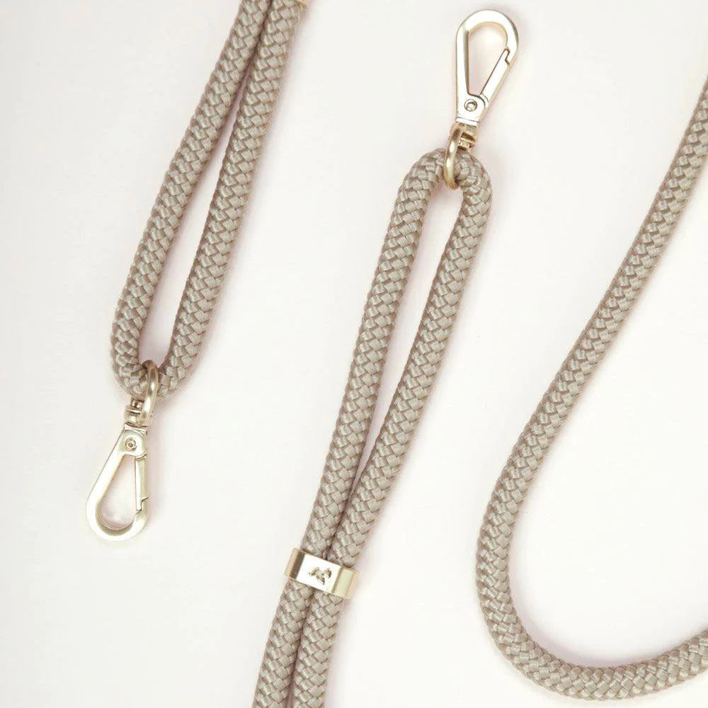 Lou Gold-Silver Metallic Case & Tessa Sand Cord