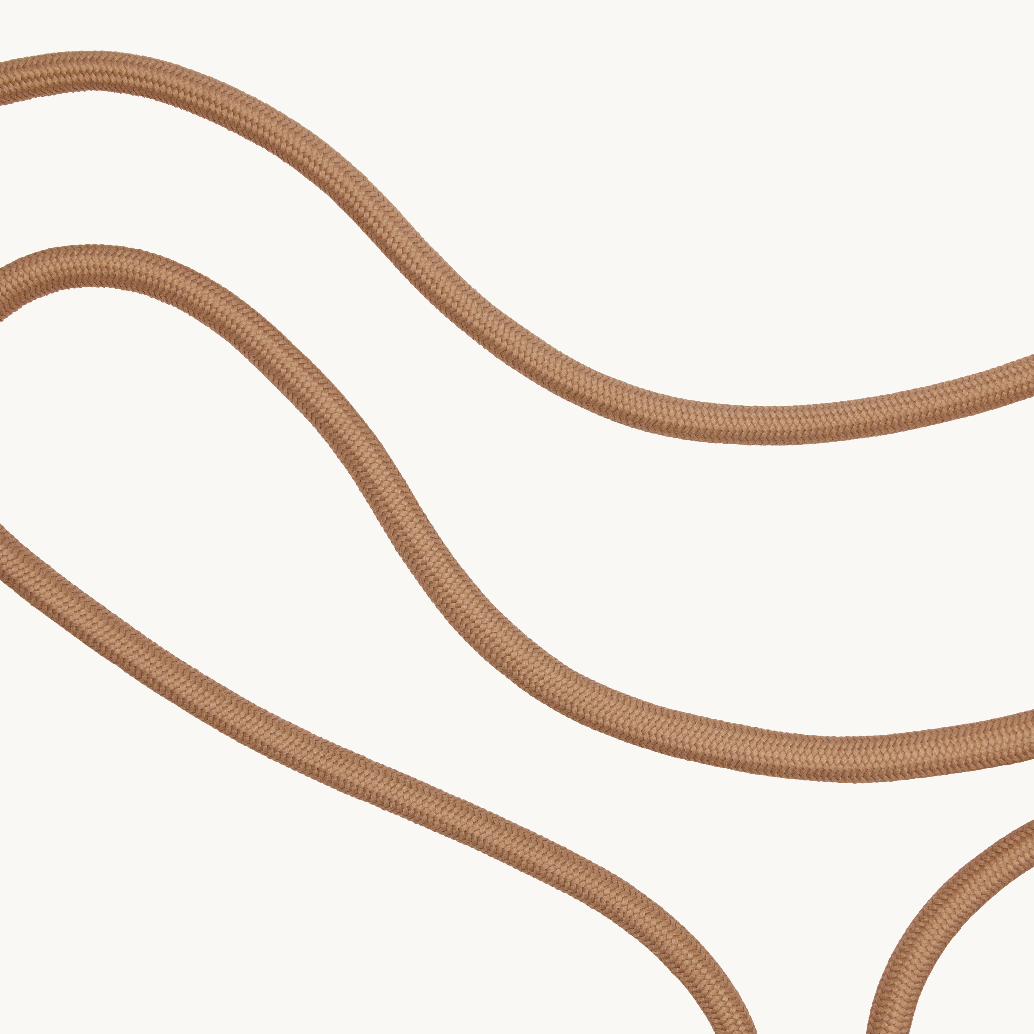 LOU Camel Leather Case & TESSA Camel Cord