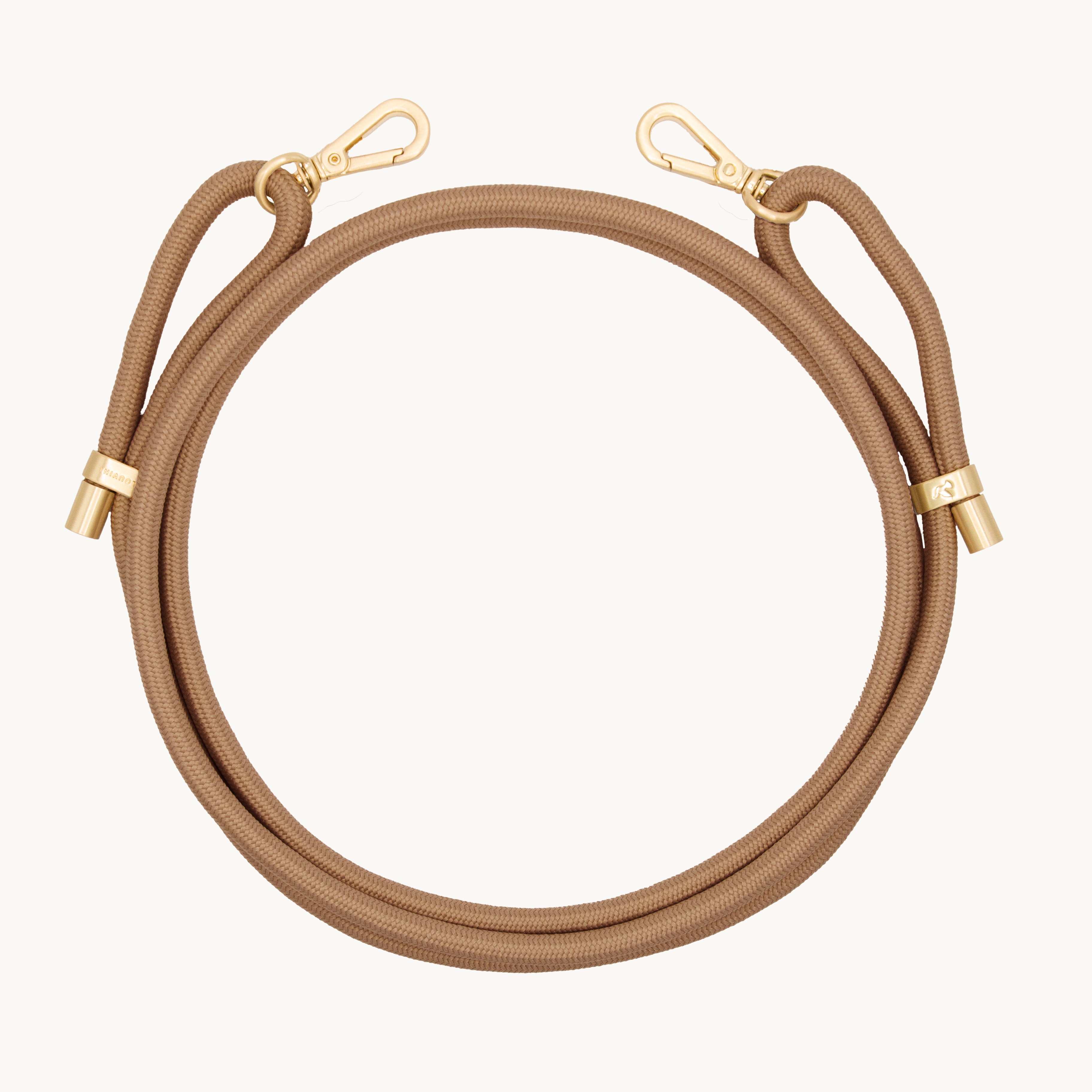 Cordon de telephone ajustable camel