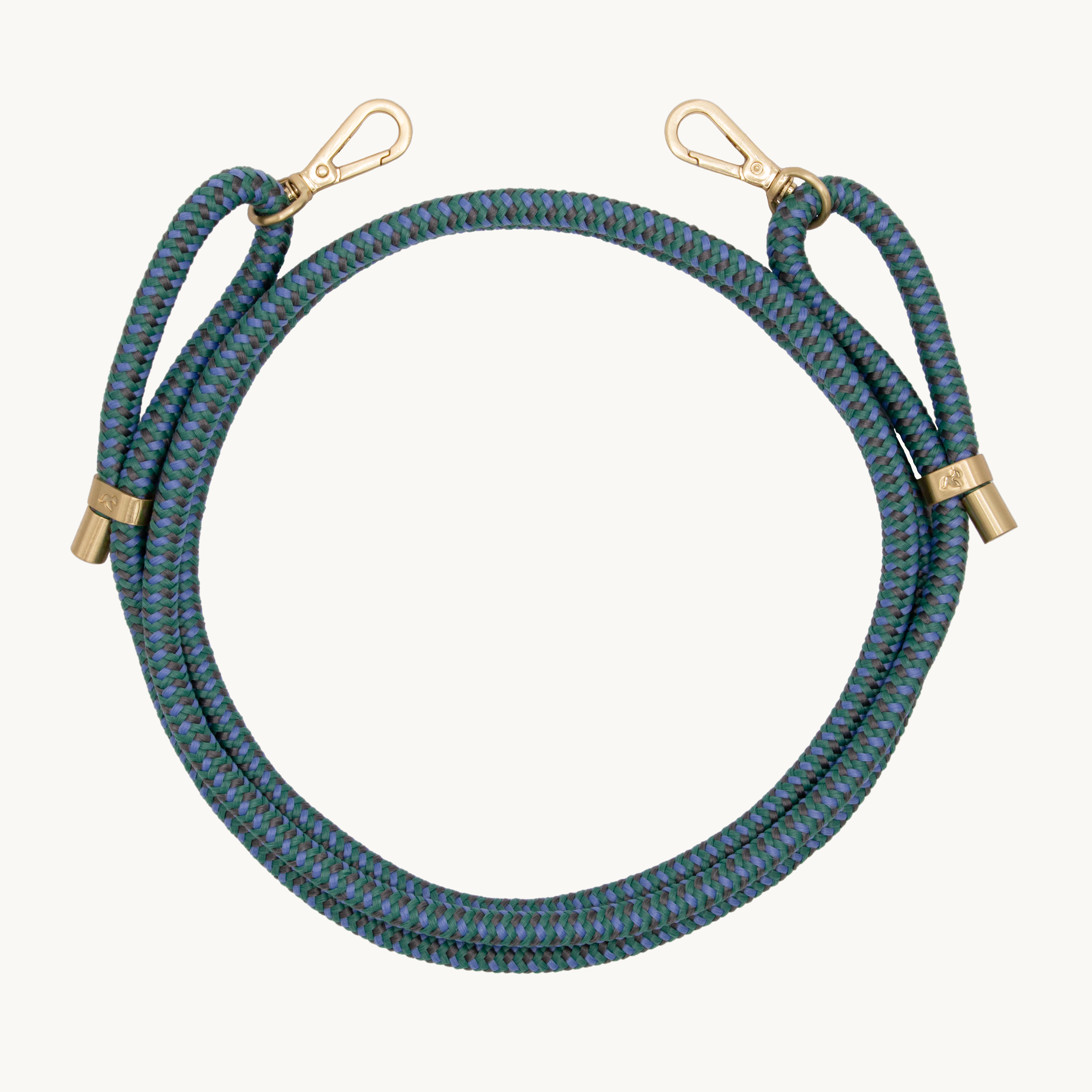 Cordon de telephone ajustable emeraude gris