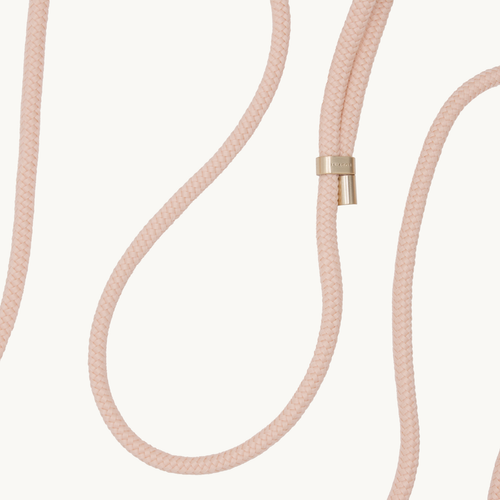 Cordon de telephone ajustable rose poudre