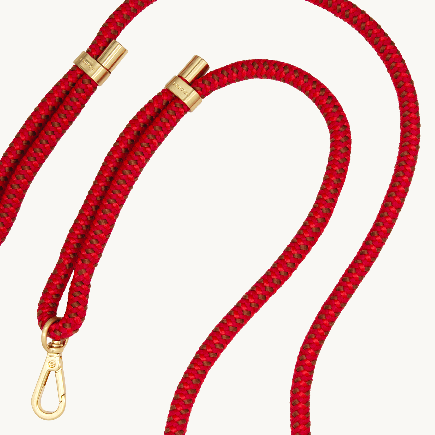 Cordon de telephone ajustable rouge bordeaux