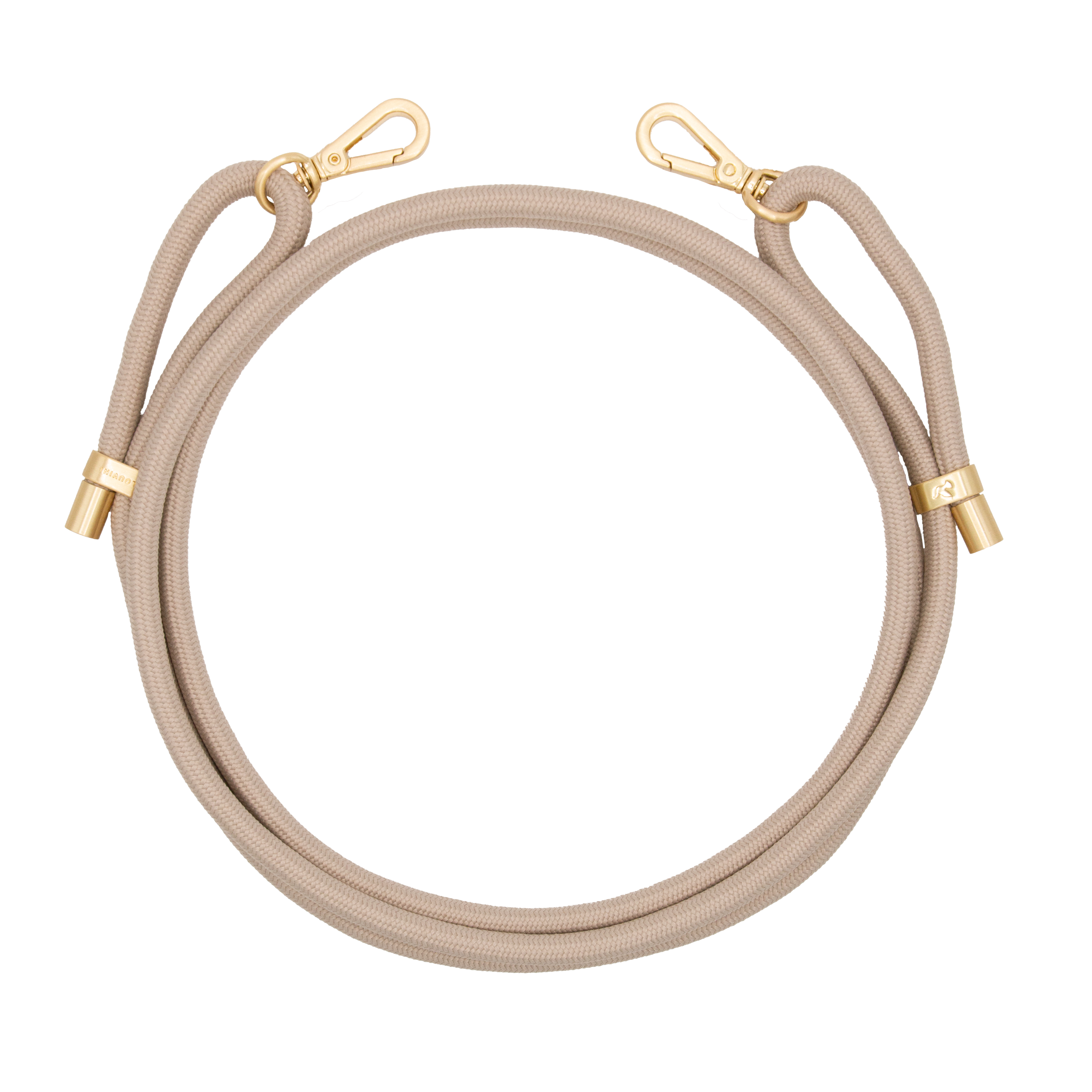 Cordon de telephone ajustable taupe