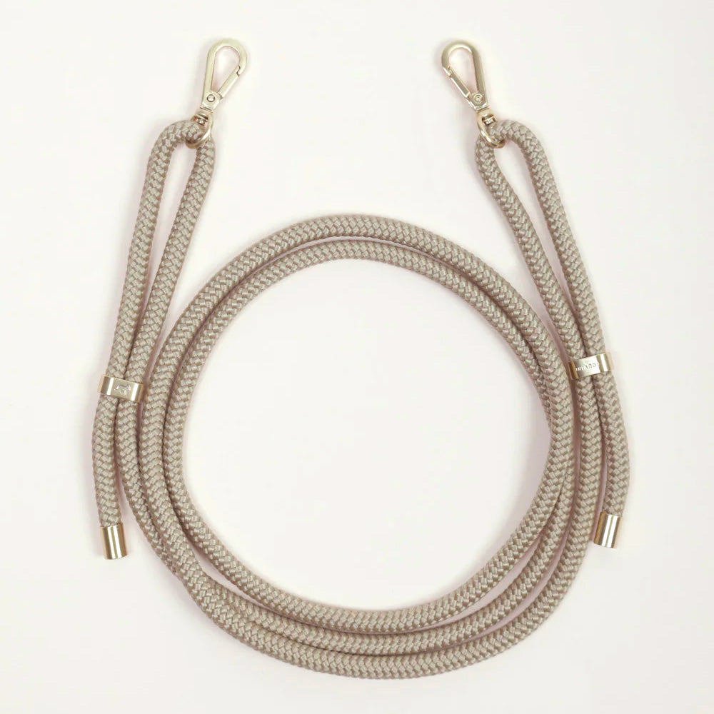 Lou Gold-Silver Metallic Case & Tessa Sand Cord