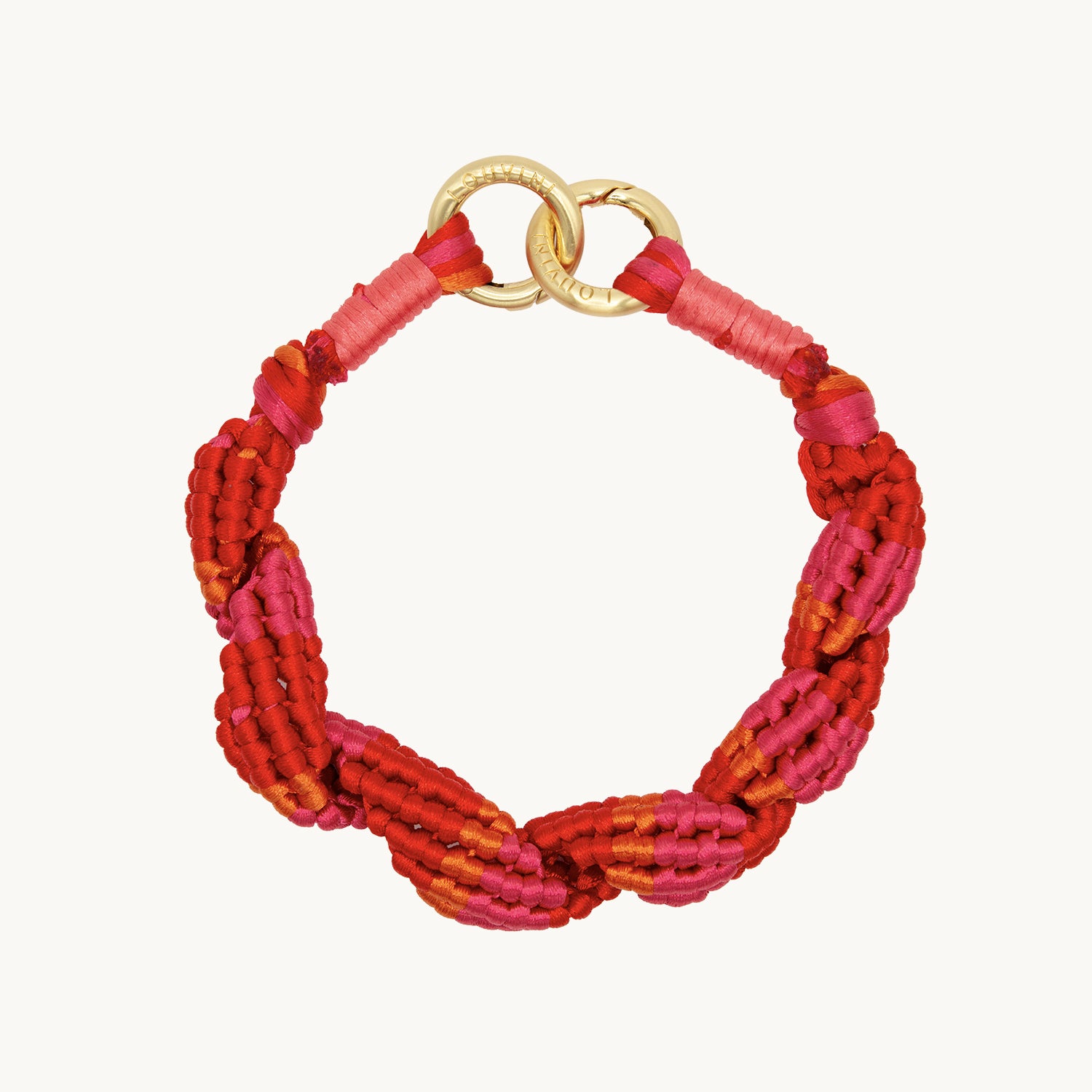 Lou Case Red & LAYLA x YASSS Fuchsia Woven Cord