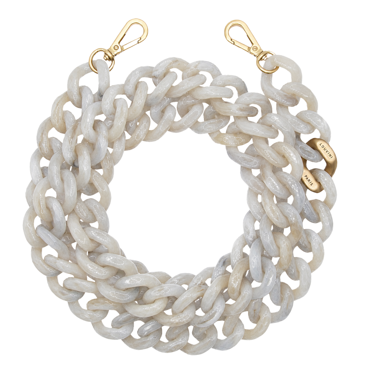 ZOE Phone Chain - Marbled White