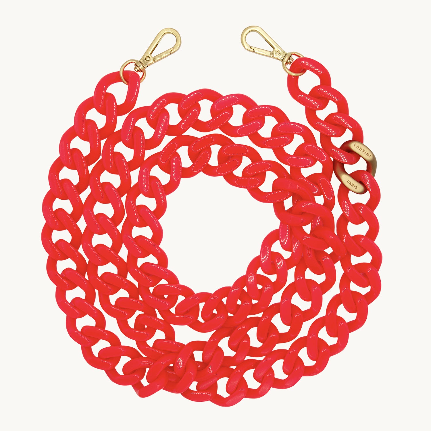 Chaîne de telephone rose fluo