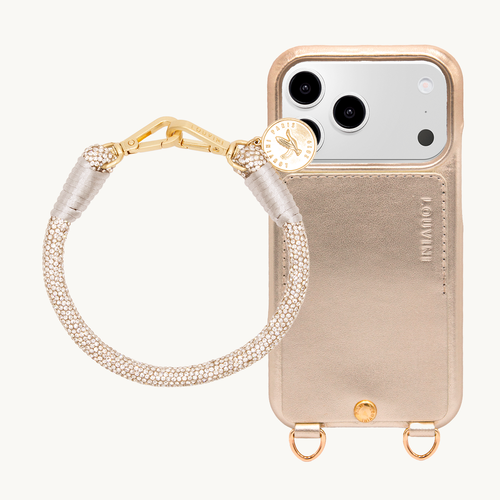 LOU Metallic Gold iPhone Case & Bracelet PETIT KELLY Gold
